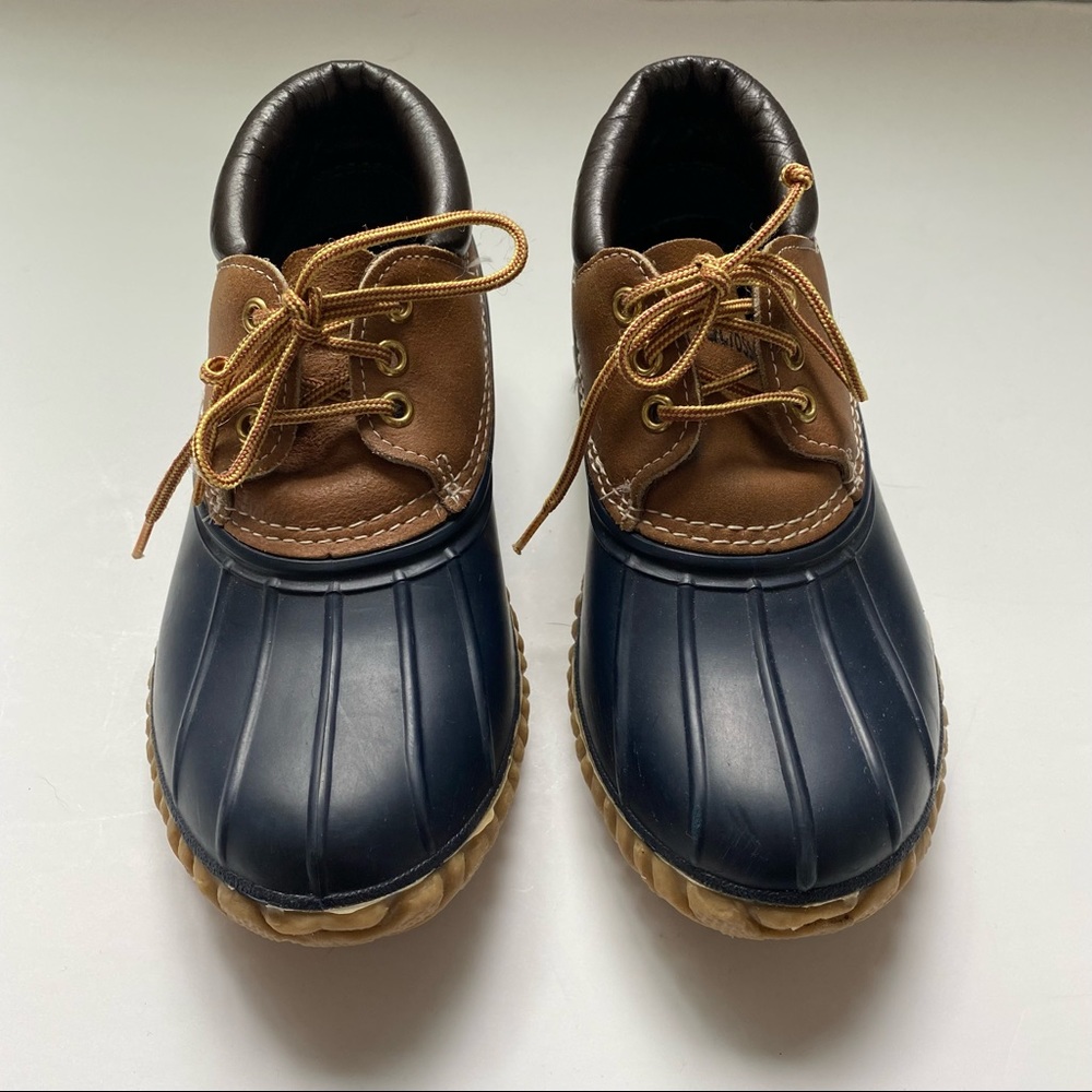 LaCrosse Women's 7 Duck Shoes Rubber Lace Up Ankle Boots Made in USA Rain Shoe